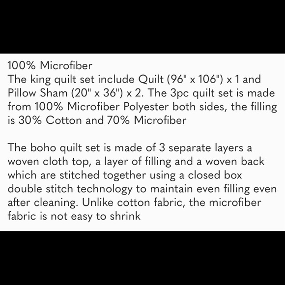 🆕️ Boho Quilt Set King 3pc Coverlet New - Picture 6 of 8